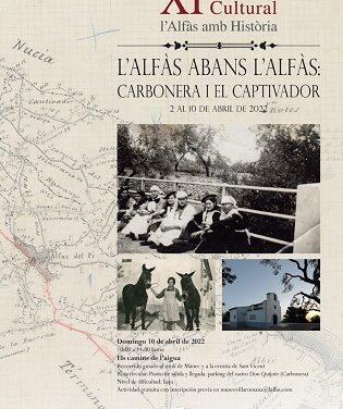 El Ayuntamiento de l’Alfàs organiza para el próximo domingo la ruta ‘Els camins de l’aigua’
