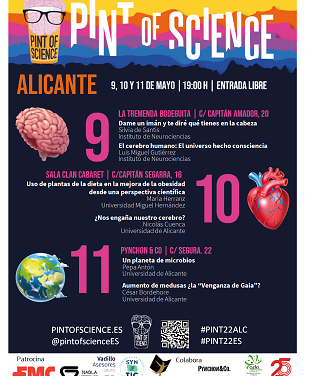El festival de divulgación científica en bares Pint of Science 2022 celebrará su 7ª edición en España los días 9, 10 y 11 de mayo