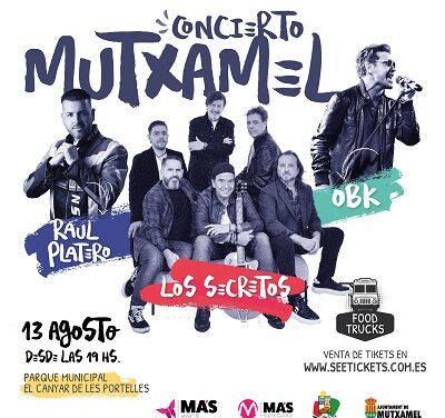 Los Secretos, OBK y DJ Raúl Platero actúan el 13 de agosto en Mutxamel