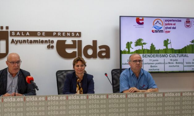 Turisme d’Elda programa quatre eixides de senderisme cultural per a posar en valor la història i el patrimoni natural eldenses