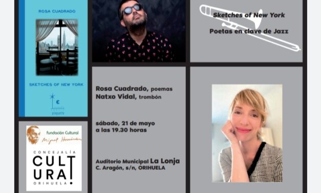 Rosa Cuadrado y Natxo Vidal ofrecerán este sábado un recital de poesía y música en ORihuela