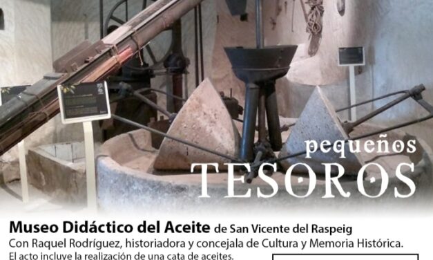 El Instituto Gil-Albert organiza una visita con cata de AOVE en el Museo del Aceite de Sant Vicent del Raspeig
