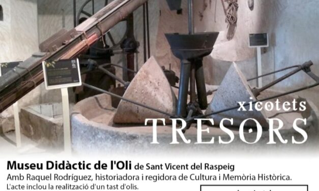 L’Institut Gil-Albert organitza una visita amb tast de AOVE en el Museu de l’Oli de Sant Vicent del Raspeig