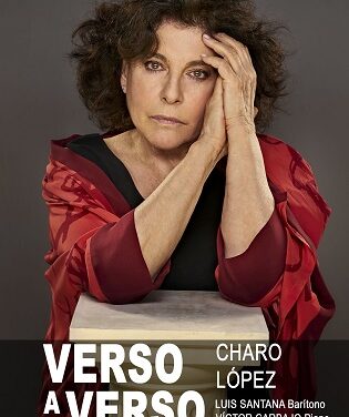 Charo López interpreta a Miguel Hernández, García Lorca o Antonio Machado en el Teatro Chapí de Villena