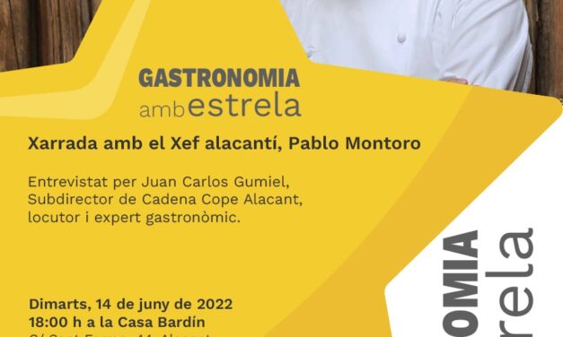 El chef Pablo Montoro visita la Casa Bardin para contar su experiencia y repasar su trayectoria profesional
