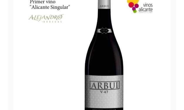 “Arbui”, primer tinto “Alicante Singular”