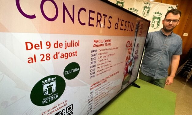 16 actuaciones musicales animarán los fines de semana de julio y agosto en Petrer