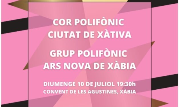Concierto Coral a cargo de Ars Nova i el Coro ciutat de Xàtiva