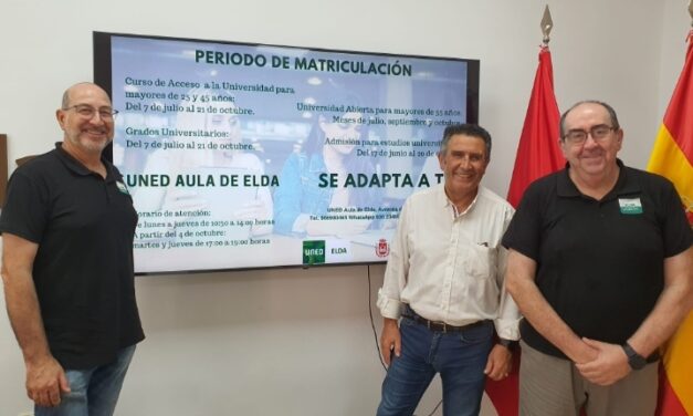 La UNED Aula d’Elda obri el període de matriculació de la seua oferta formativa per al curs 2022-23