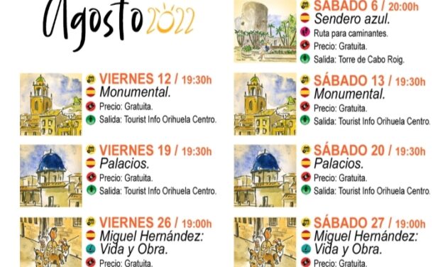 Turismo organiza para agosto la ruta sendero azul que recorre a pie 2  km. del litoral oriolano