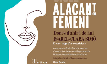 L’Institut Gil-Albert posa en valor la trajectòria i l’obra dels escriptors Isabel Clara Simó i Rafael Azuar
