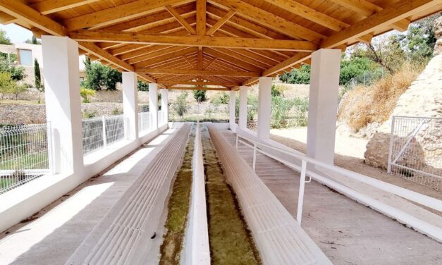 Rehabilitat el safareig municipal i l’antic aqüeducte «Els Molins» de Finestrat