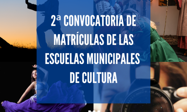2ª Convocatoria de matrículas de las ESCUELAS MUNICIPALES DE CULTURA de Torrevieja