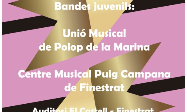Intercanvi musical de les bandes juvenils de la VA UNIR MUSICAL DE POLOP I CENTRE MUSICAL PUIG CAMPANA DE FINESTRAT