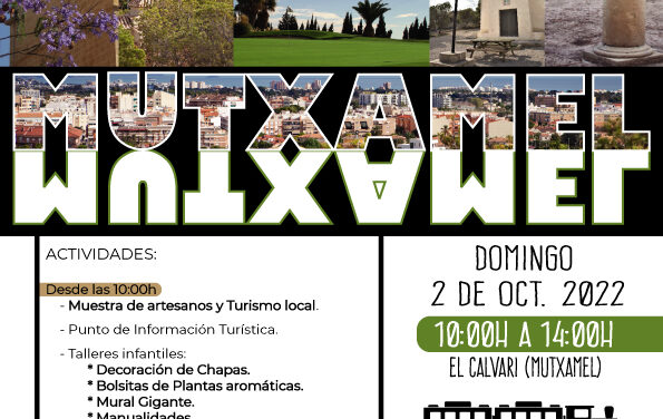 El Ayuntamiento celebra el Día Mundial del Turismo el domingo 2 de octubre en el merendero del Calvario de Mutxamel