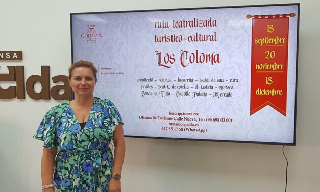L’Ajuntament d’Elda reprén al setembre la Ruta Teatralitzada dels Coloma, en la qual ja van participar prop de 300 persones al juliol