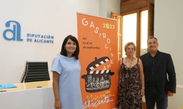 La Diputación acoge la presentación del último Premio Gastro Cinema, otorgado a la chef Mª Carmen Vélez
