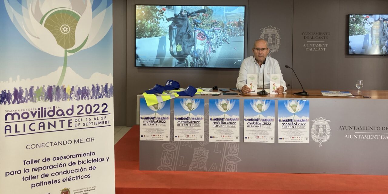 Alacant convida a participar en les activitats i tallers de la Setmana Europea de la Mobilitat