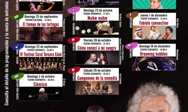 El Brujo, Luis Piedrahita y Campeones de la Comedia, destacados de la nueva programación cultural del Cervantes de Petrer