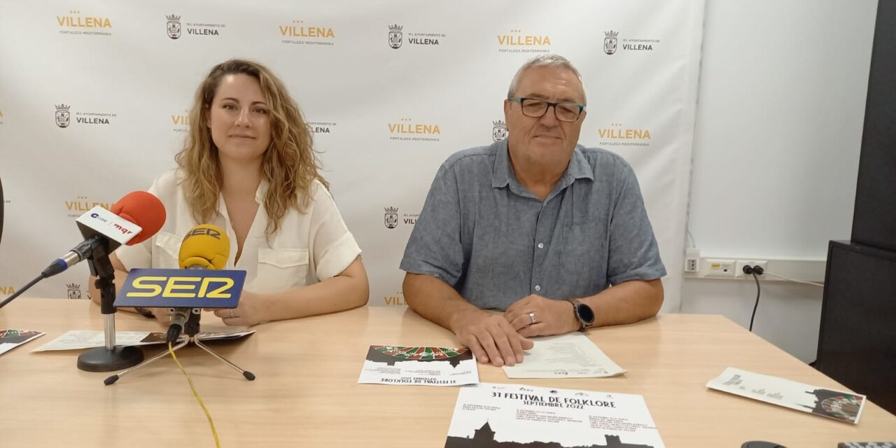 Villena celebra la XXXI edició del Festival de Folklore amb grups nacionals i internacionals