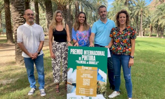 Medio Ambiente presenta el I Concurso Internacional de Pintura “Palmeral de Orihuela”