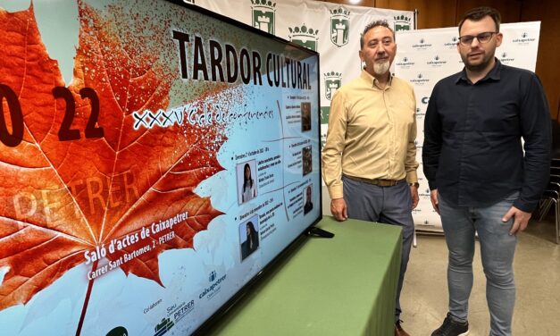 El periodista Jesús Maraña i la consultora de criança Míriam Tirat entre els conferenciants de la 35a edició de la Tardor Cultural de Petrer