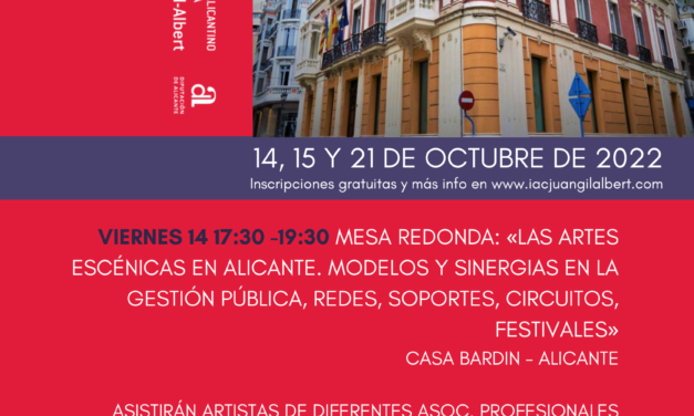 El Instituto Juan Gil-Albert centra su programación en las artes visuales y escénicas con conferencias y talleres