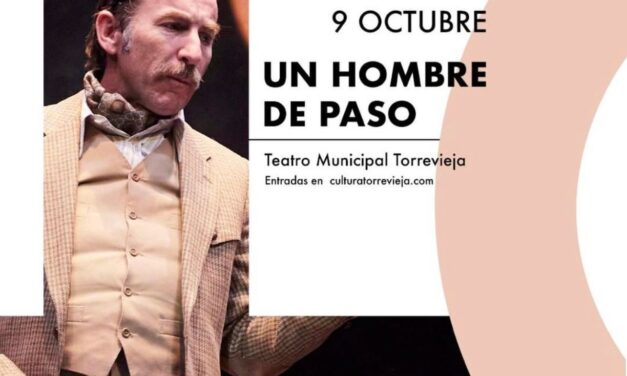 Antonio de la Torre, ganador de varios Goya, actuará el domingo 9 de octubre en el Teatro Municipal de Torrevieja