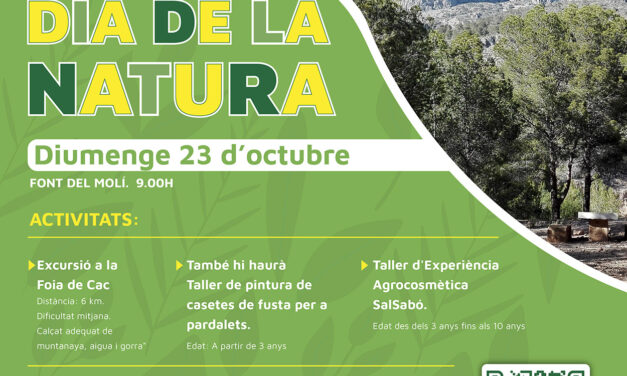 El domingo 23 de octubre se celebrs el Día de la Natura a Finestrat