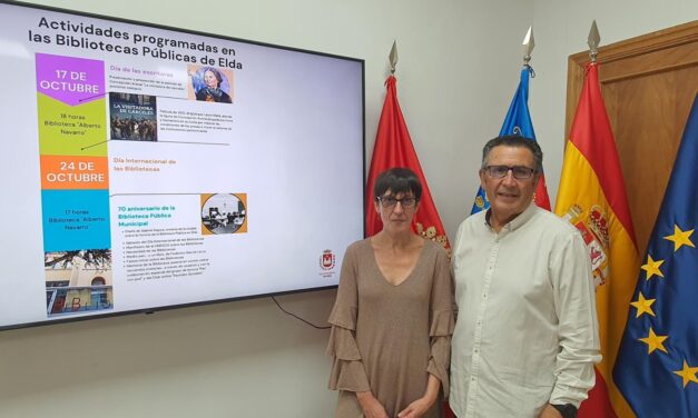 Elda celebra el Dia Mundial de les Escriptores i el Dia Mundial de les Biblioteques
