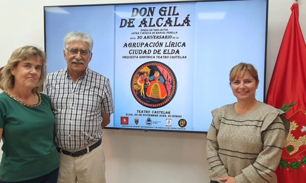 La Agrupación Lírica Ciudad de Elda celebra su 30 aniversario con la representación de la ópera ‘Don Gil de Alcalá’ en el Teatro Castelar