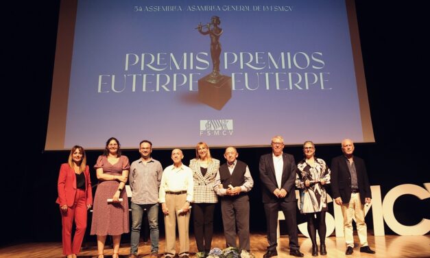 El C.A.M. XÀBIA recibe el Premio Euterpe 2022 por su Participación Federal