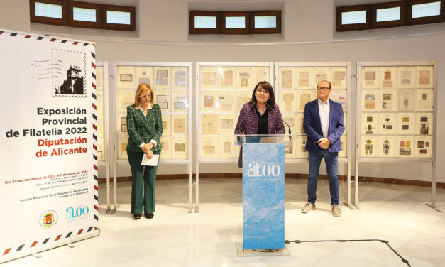 La Diputació inaugura la XXIII Exposició Provincial de Filatèlia amb més de 9.000 segells que recorren la història alacantina