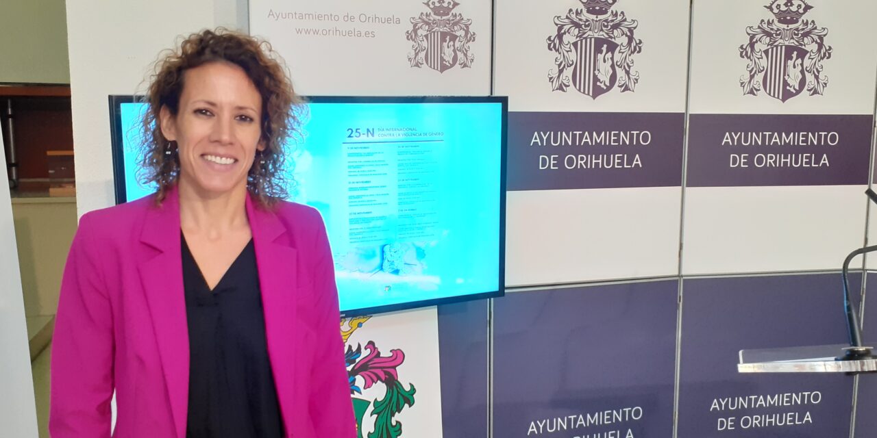 La Regidoria d’Igualtat de Oriola programa  diverses activitats amb motiu del Dia Internacional per l’Eliminació de la Violència contra les Dones