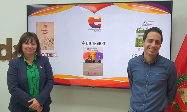 La Concejalía de Turismo de Elda cerrará el año con tres actividades dirigidas a potenciar los recursos históricos, culturales y naturales de la ciudad