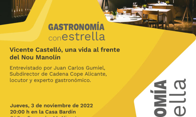 Vicente Castelló repasa la historia del restaurante ‘Nou Manolín’ en una nueva charla del Instituto Juan Gil-Albert