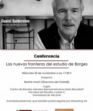 El director del Borges Center, Daniel Balderston, al CeMaB