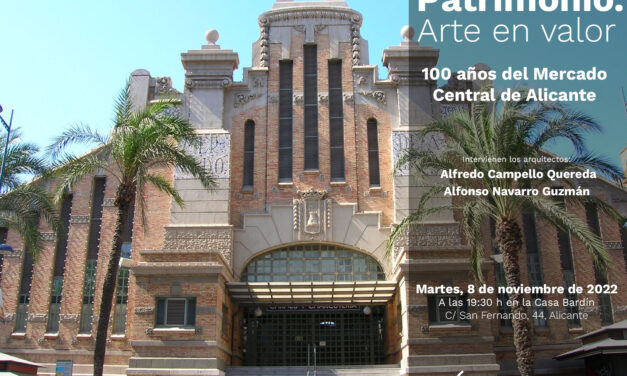 L’Institut Gil-Albert celebra el centenari del Mercat Central d’Alacant amb una xarrada entre arquitectes