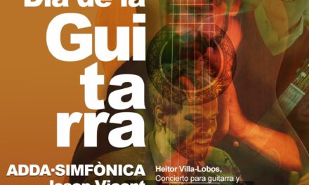 El ADDA celebra el Dia de la Guitarra aquest dissabte amb un concert dedicat al mestre Rodrigo, Vila-Llops i Rachmaninov