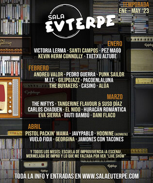 Arriba un 2023 ple de concerts en Sala Euterpe