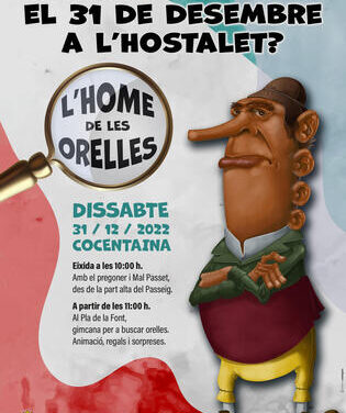 L’Home de les Orelles llegará a Cocentaina el 31 de diciembre
