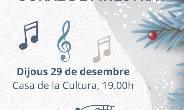 Este jueves 29 se celebra el tradicional concierto de Navidad de l’Agrupació Coral de Finestrat