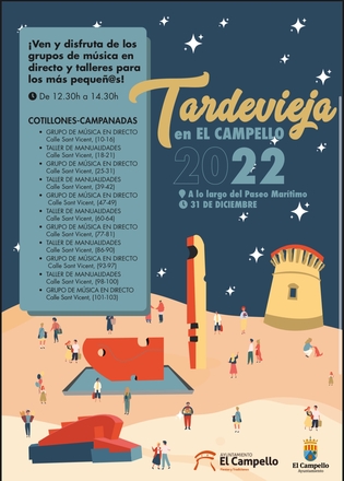 Hasta siete actuaciones en directo animarán el día y la tarde del 31 de diciembre en El Campello