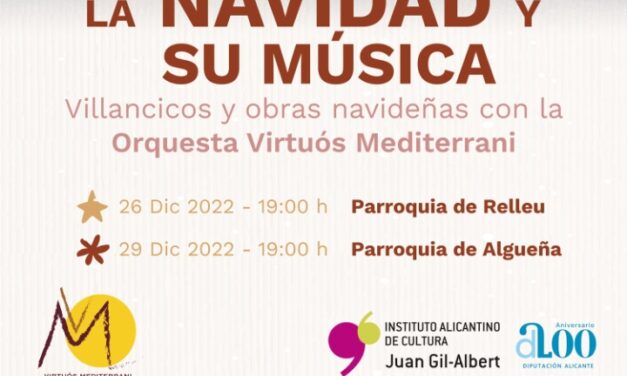 Las parroquias de Relleu y Algueña acogen conciertos navideños organizados por el Instituto Juan Gil-Albert