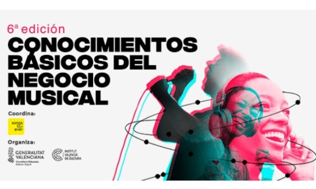 El Institut Valencià de Cultura presenta la sexta edición del curso formativo sobre el negocio musical