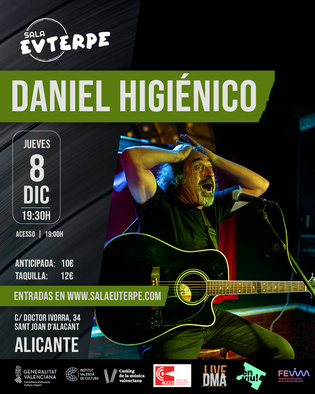 Daniel Higiénico y Pedro Corrales esta semana en Sala Euterpe