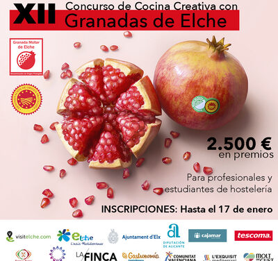 La Denominación de Origen convoca la duodécima edición del Concurso de Cocina Creativa con Granadas de Elche