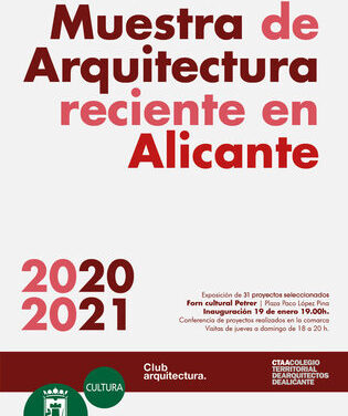 Itinerància Mostra d’Arquitectura a Petrer. Conferència + inauguració