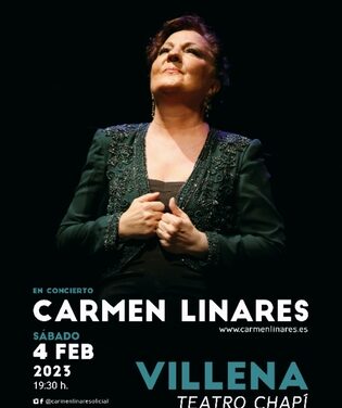 La cantaora Carmen Linares inaugura la nueva programación del Teatro Chapí