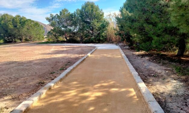 Alacant crea un circuit biosaludable amb sendes, jardins i un nou itinerari per als vianants accessible en La Alcoraya